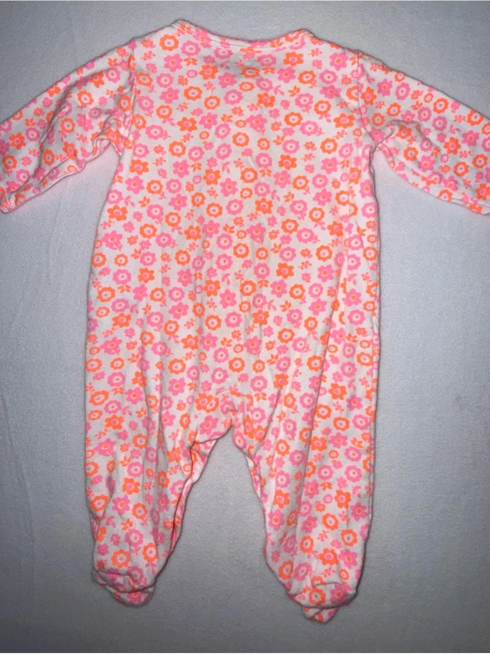 Bundle of 2 Carter's Baby One-Piece Sleepers - Size 3 months GUC
